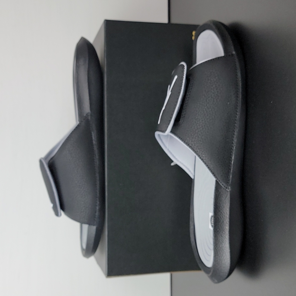 Air Jordan Hydro 6 Black Grey White Men's Slides Sandals